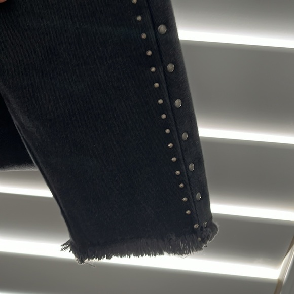 Zara black denim with studs - Picture 3 of 6